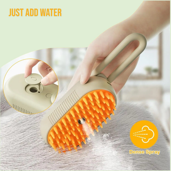 3-in-1 Pet Grooming Electric Brush for Cats, Dogs & All Pets