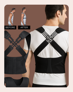 Adjustable Back Posture Corrector/ Slouching Relieve Pain Belt Women Men
