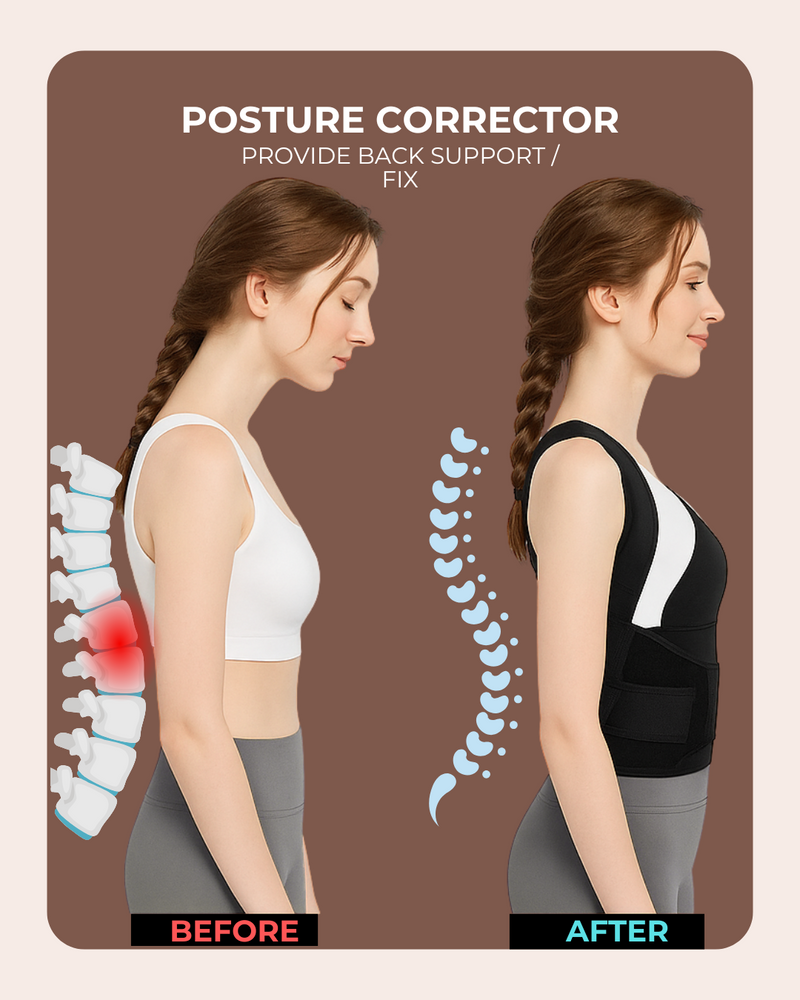 Adjustable Back Posture Corrector/ Slouching Relieve Pain Belt Women Men